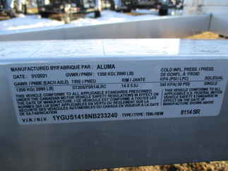 2022 Aluma 81x14  Aluminum Single Axle Utility 8114S-R-BT-SR