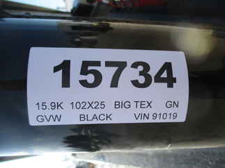 2021 Big Tex 102x25  Gooseneck 14GN-20BK+5MR