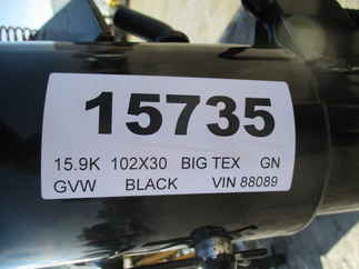 2021 Big Tex 102x30  Gooseneck 14GN-25BK+5MR