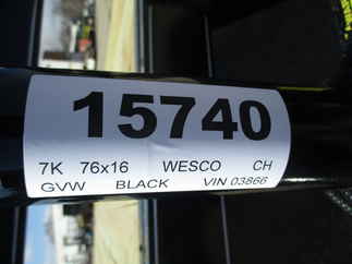 2021 Wesco 76x16 Car Hauler