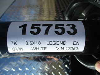2021 Legend 8.5x18  Enclosed Car Hauler 8.5X18STFTA35