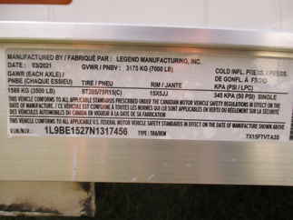 2022 Legend 7x15  Enclosed Cargo 7X15FTVTA35