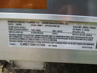 2022 Legend 7x17  Enclosed Cargo 7X17FTVTA35