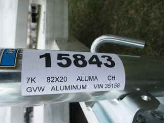 2022 Aluma 82x20  Car Hauler 8220TA-EL-R-RTD