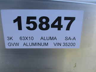 2022 Aluma 63x10  Aluminum Single Axle Utility 6310H-S-TG