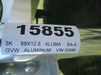 2022 Aluma 88x12.83  Aluminum Single Axle Utility A8812S-R