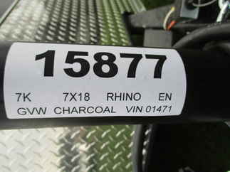 2021 Rhino 7x18  Enclosed Cargo SAFARI 7X18TA2