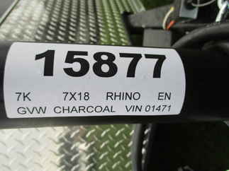 2021 Rhino 7x18  Enclosed Cargo SAFARI 7X18TA2