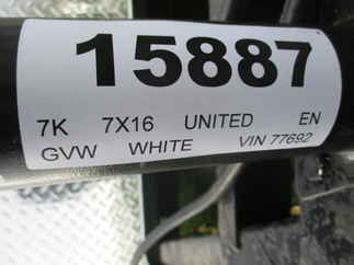 2021 United 7x16  Enclosed Cargo UT-716TA35-8.5