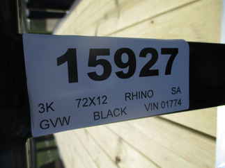 2021 Rhino 72x12  Single Axle Utility UTILITY 6X12SA