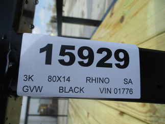 2021 Rhino 80x14  Single Axle Utility UTILITY 7X14SA