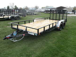 2021 PJ Trailer 83x18 UL Utility UL21832ESBK