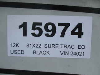 2009 Sure Trac 81x22  Equipment ST8120IT-B-120