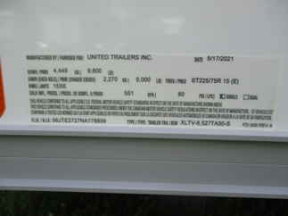 2022 United 8.5x27  Enclosed Car Hauler XLTV-8.527TA50-S