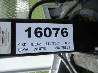 2022 United 8.5x27  Enclosed Car Hauler XLTV-8.527TA50-S