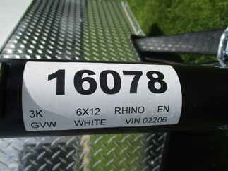 2021 Rhino 6x12  Enclosed Cargo CUB 6X12SA