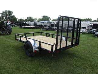 2022 PJ Trailer 77x10 U7 Single Axle Utility U721031DSFKT