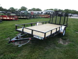 2022 PJ Trailer 77x14 U7 Single Axle Utility U721431DSFKT