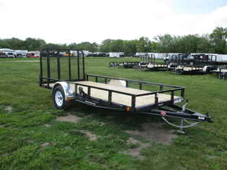 2022 PJ Trailer 77x14 U7 Single Axle Utility U721431DSFKT