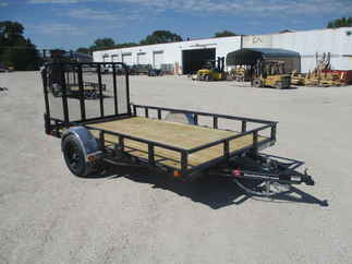 2022 PJ Trailer 83x12 U8 Single Axle Utility U821231DSFKT