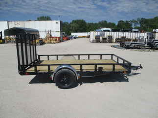 2022 PJ Trailer 83x12 U8 Single Axle Utility U821231DSFKT