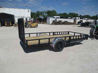 2022 PJ Trailer 77x14 U7 Single Axle Utility U721431DSGKA