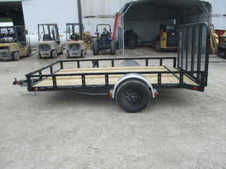 2022 PJ Trailer 83x12 U8 Single Axle Utility U821231DSBKT