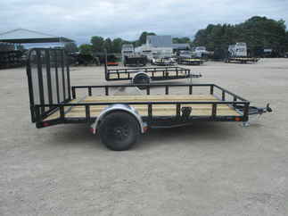 2022 PJ Trailer 83x12 U8 Single Axle Utility U821231DSBKT