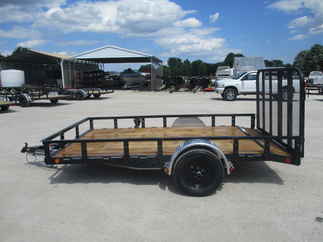 2022 PJ Trailer 83x12 U8 Single Axle Utility U821231DSBKT