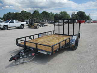 2022 PJ Trailer 83x12 U8 Single Axle Utility U821231DSBKT