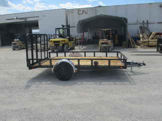 2022 PJ Trailer 83x12 U8 Single Axle Utility U821231DSBKT