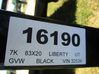 2021 Liberty 83x20  Utility LU7K83X20C4