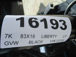 2021 Liberty 83x16  Utility LU7K83X16C4