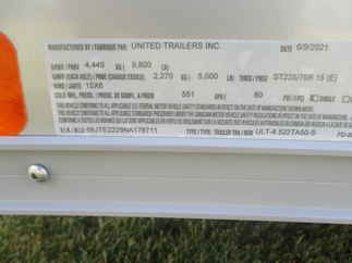 2022 United 8.5x22  Enclosed Car Hauler ULT-8.522TA50-S