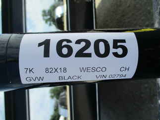 2021 Wesco 82x18 Car Hauler