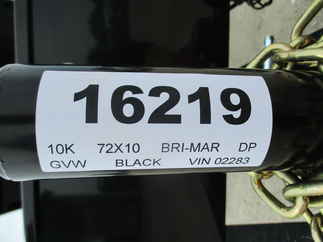 2022 Bri-Mar 72x10  Dump DTR610D-10