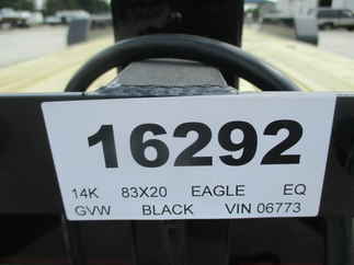 2021 Eagle 83x20  Equipment 7X20FTA70-14000