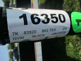 2022 Big Tex 83x20  Car Hauler 70CH-20BKDT2B