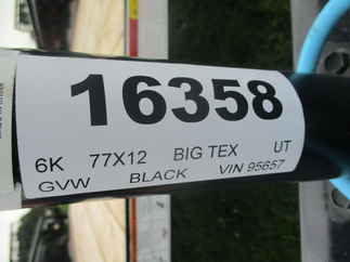2022 Big Tex 77x12  Utility 60PI-12BK4RG2B