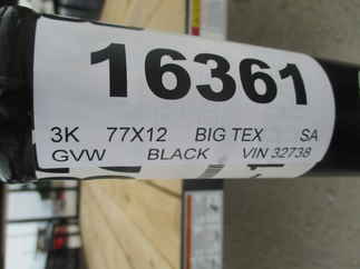 2022 Big Tex 77x12  Single Axle Utility 35SA-12BK4RG