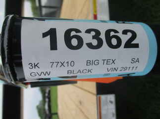 2022 Big Tex 77x10  Single Axle Utility 35SA-10BK4RG