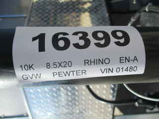 2021 Rhino 8.5x20  Enclosed Car Hauler SAHARA 8.5X20TA3