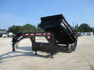 2022 PJ Trailer 83x14 DM Gooseneck Dump DMR1472BSSK-SW03