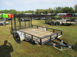 2022 PJ Trailer 77x10 U7 Single Axle Utility U721031DSGK