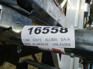 2022 Aluma 63x10  Aluminum Single Axle Utility 6310H-S-TG