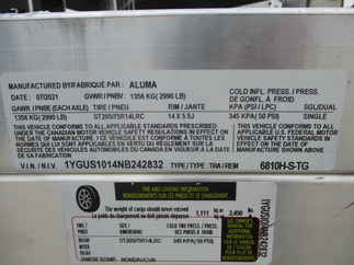 2022 Aluma 68x10  Aluminum Single Axle Utility 6810H-S-TG