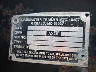 2000 Load Master 102x24  Gooseneck Flatbed