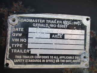 2000 Load Master 102x24  Gooseneck Flatbed