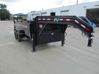 2022 PJ Trailer 83x16 DE Gooseneck Dump DER16S2BTS0-JA01