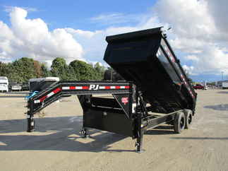 2022 PJ Trailer 83x16 DE Gooseneck Dump DER16S2BTS0-JA01